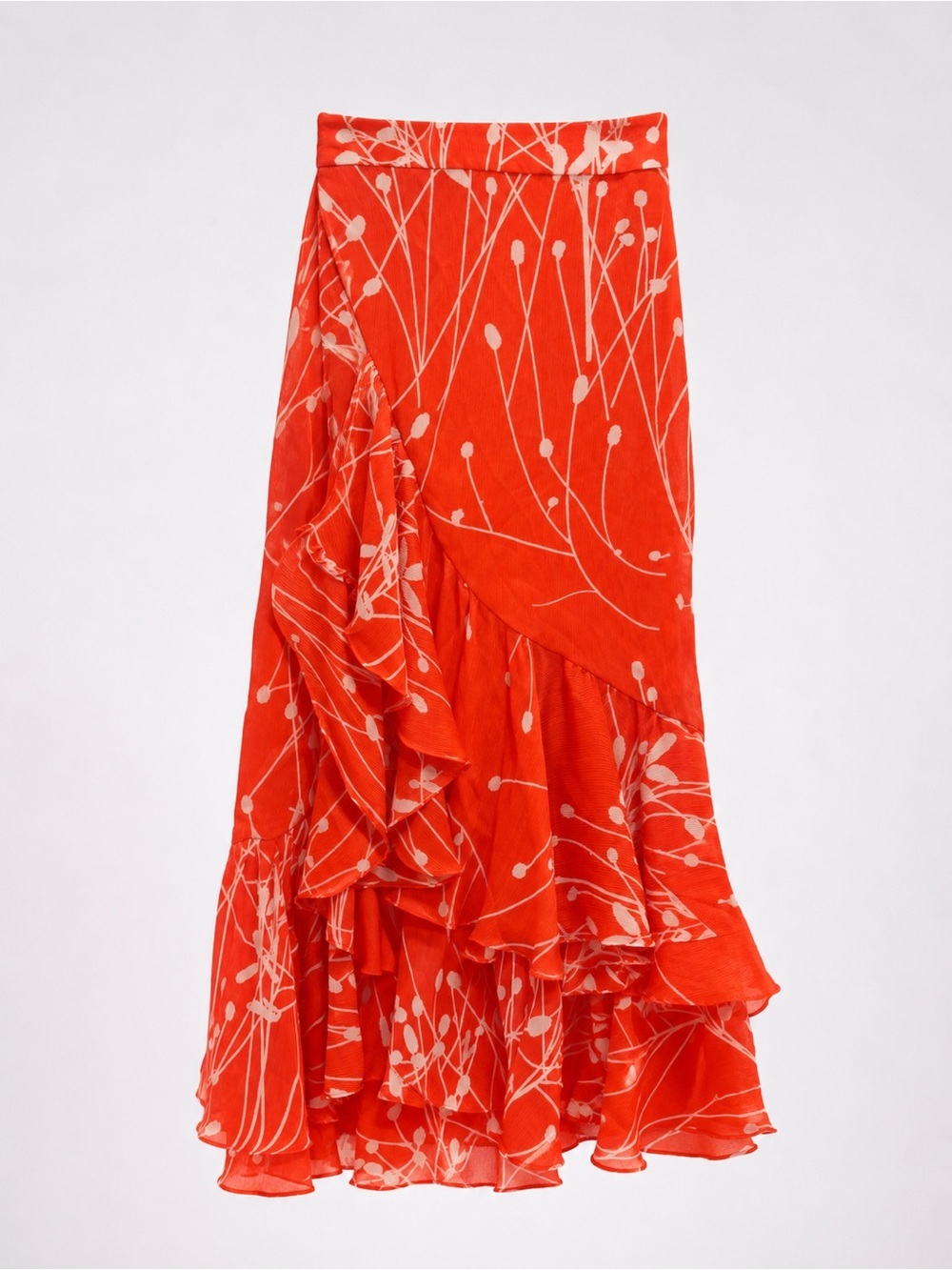 Alexis Rodina Printed Maxi Skirt small